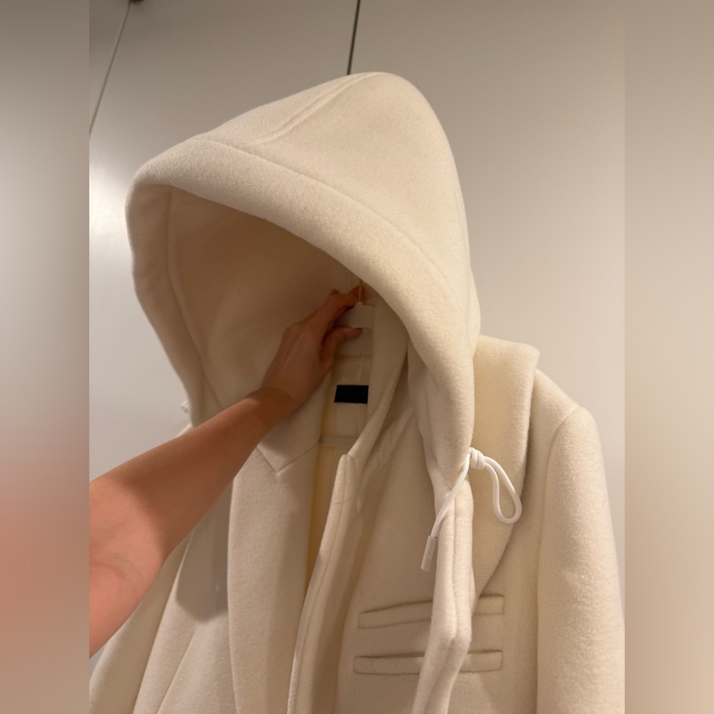 Proenza Schouler Cream Teddy Jacket